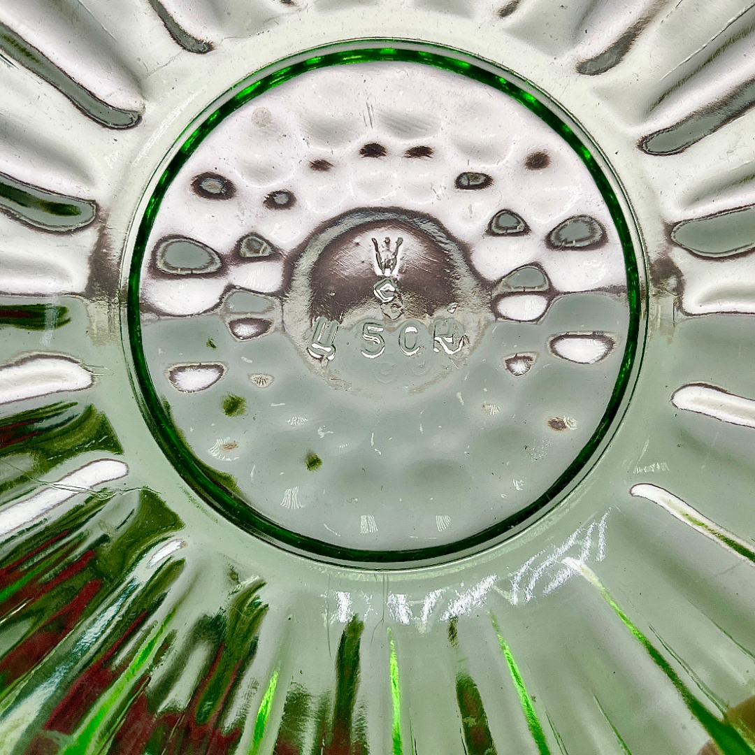 Ваза/салатник/конфетница, з-д Салаватстекло, цветное стекло в прессе, винтаж, СССР. Картинка 2